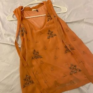 Beautiful Anthropologie beaded top